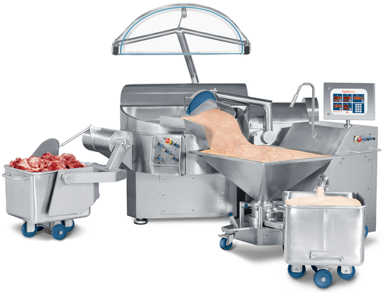 Production Line for boiled sausage and other emulsions