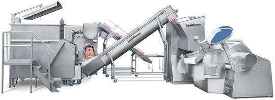 Production Line for boiled sausage and other emulsions