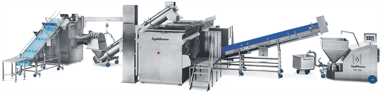 Production Line for boiled sausage and other emulsions