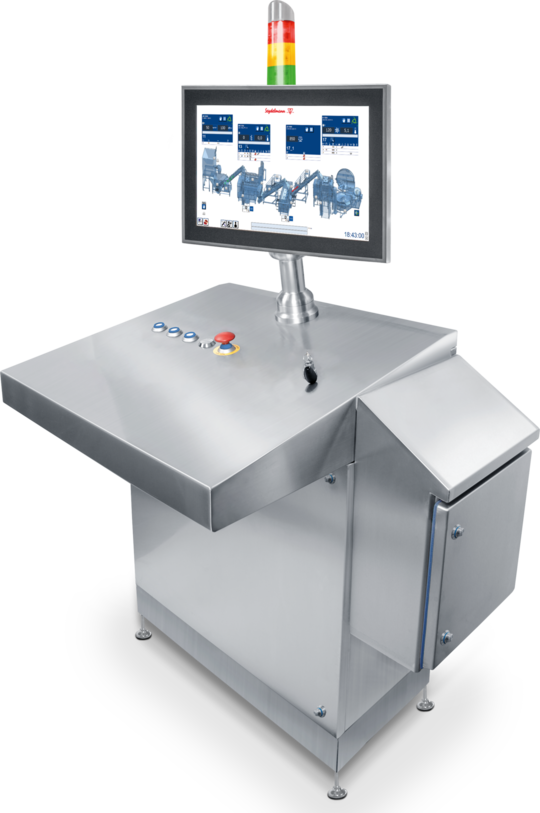 Control of the Production Lines: Central control terminal