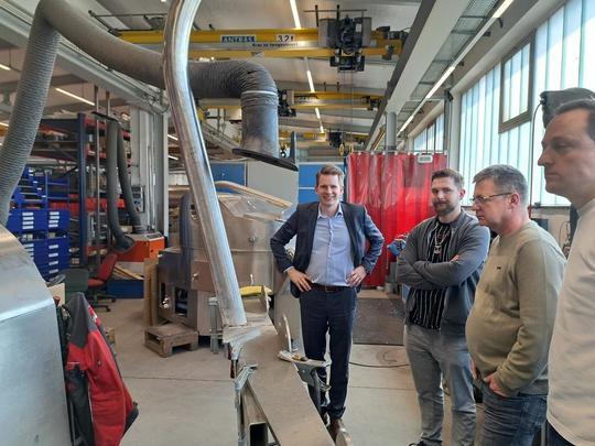 Rems-Murr butchers' guild visits Seydelmann
